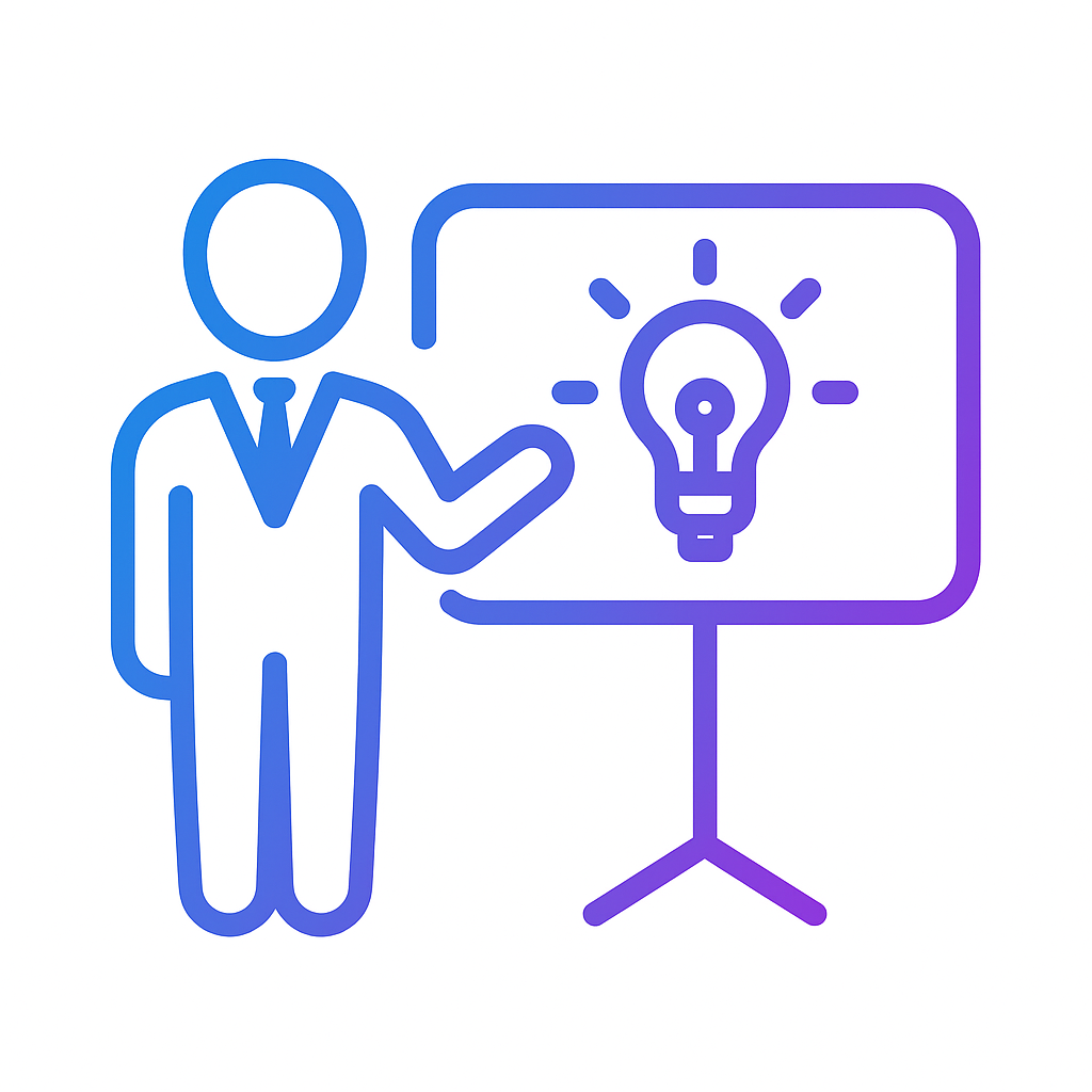 IT consulting advisory icon